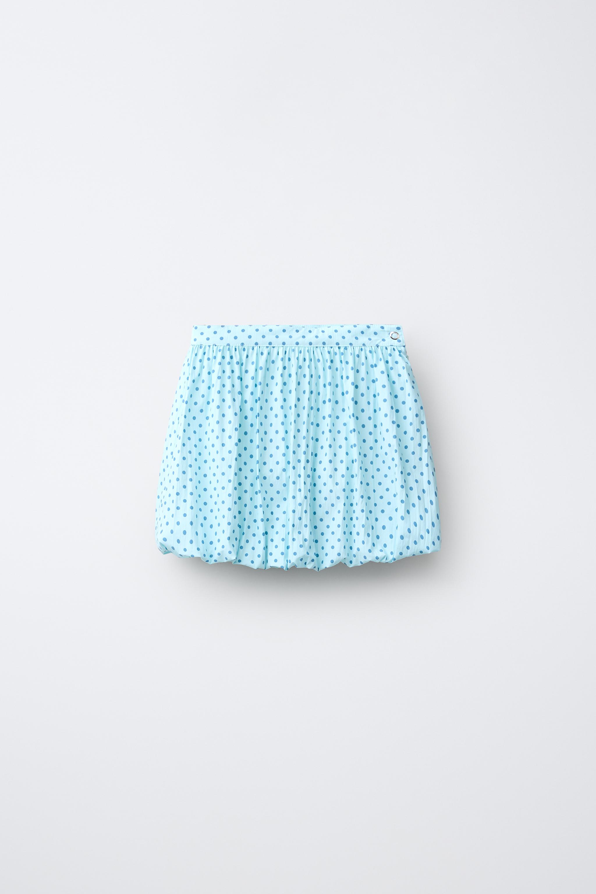 POLKA DOT BALLOON SKIRT